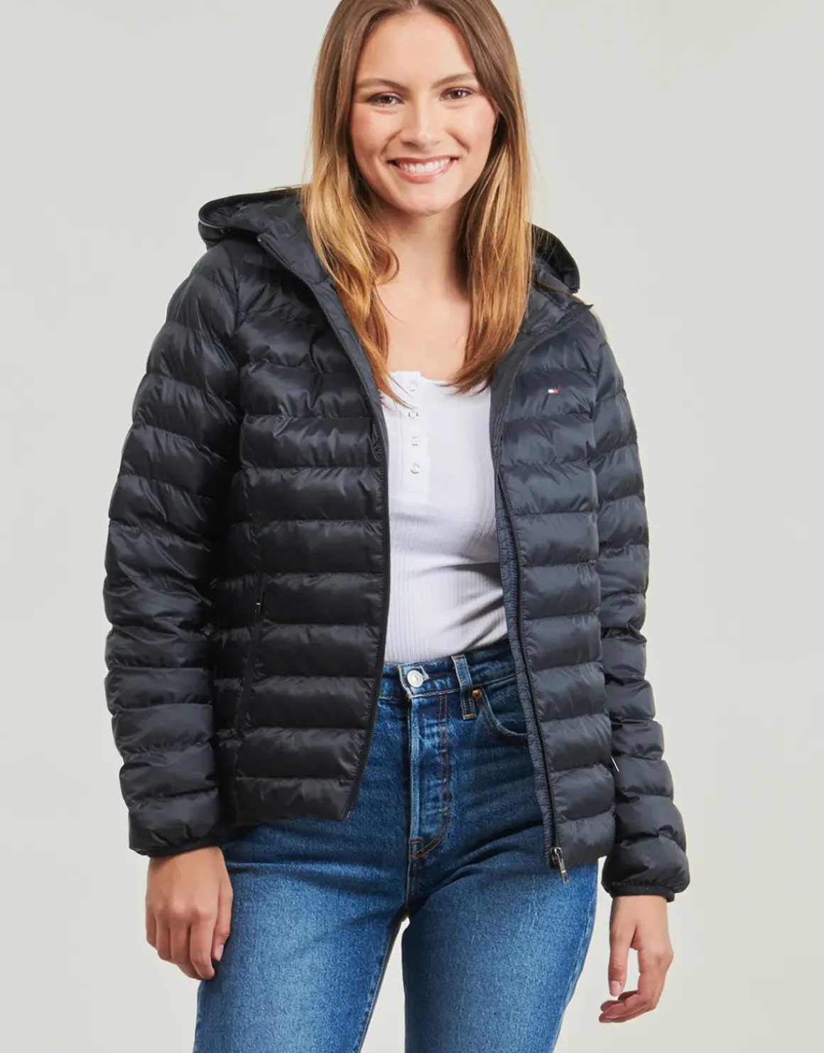 Tommy Hilfiger - LW PADDED GLOBAL STRIPE JACKET