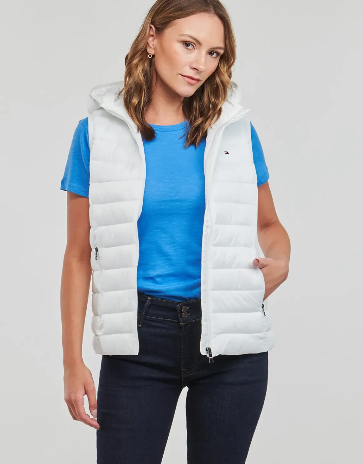 Tommy Hilfiger - LW PADDED GLOBAL STRIPE VEST