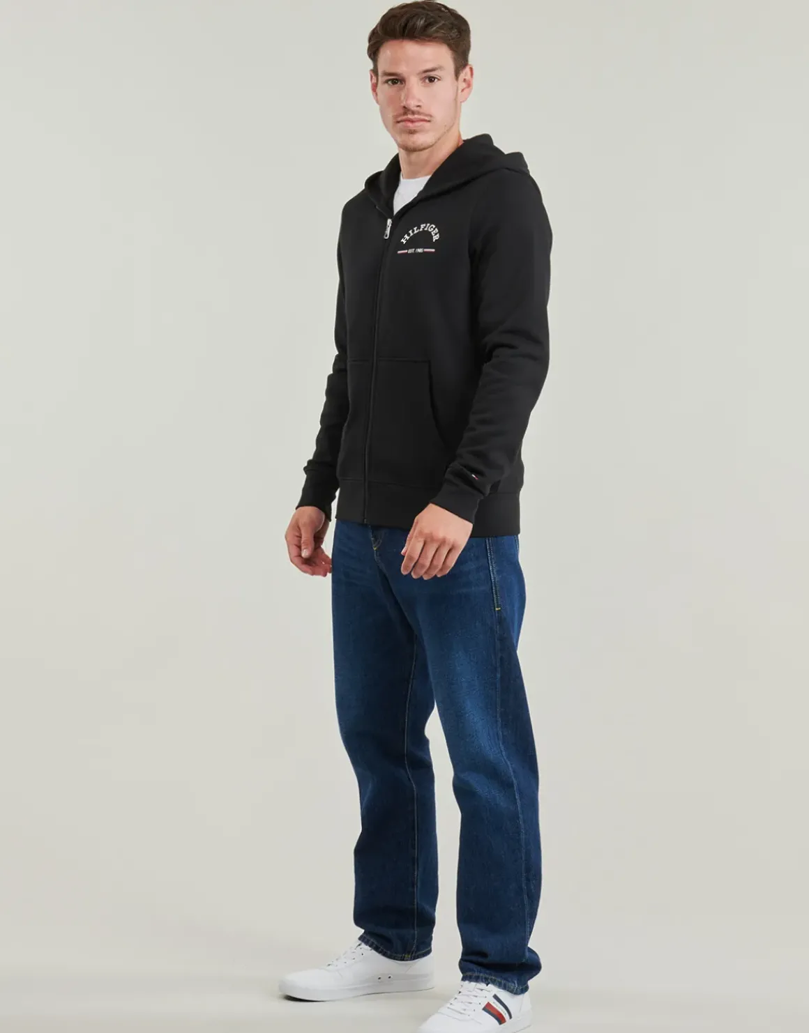 Tommy Hilfiger - ROUNDALL HOODED ZIP THROUGH