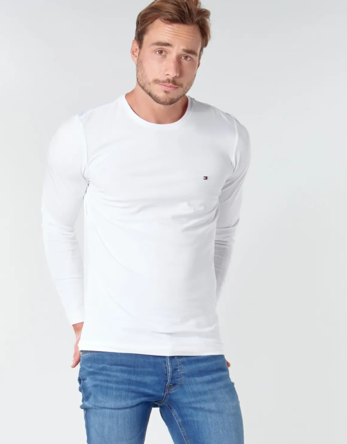 Tommy Hilfiger - STRETCH SLIM FIT LONG SLEEVE TEE