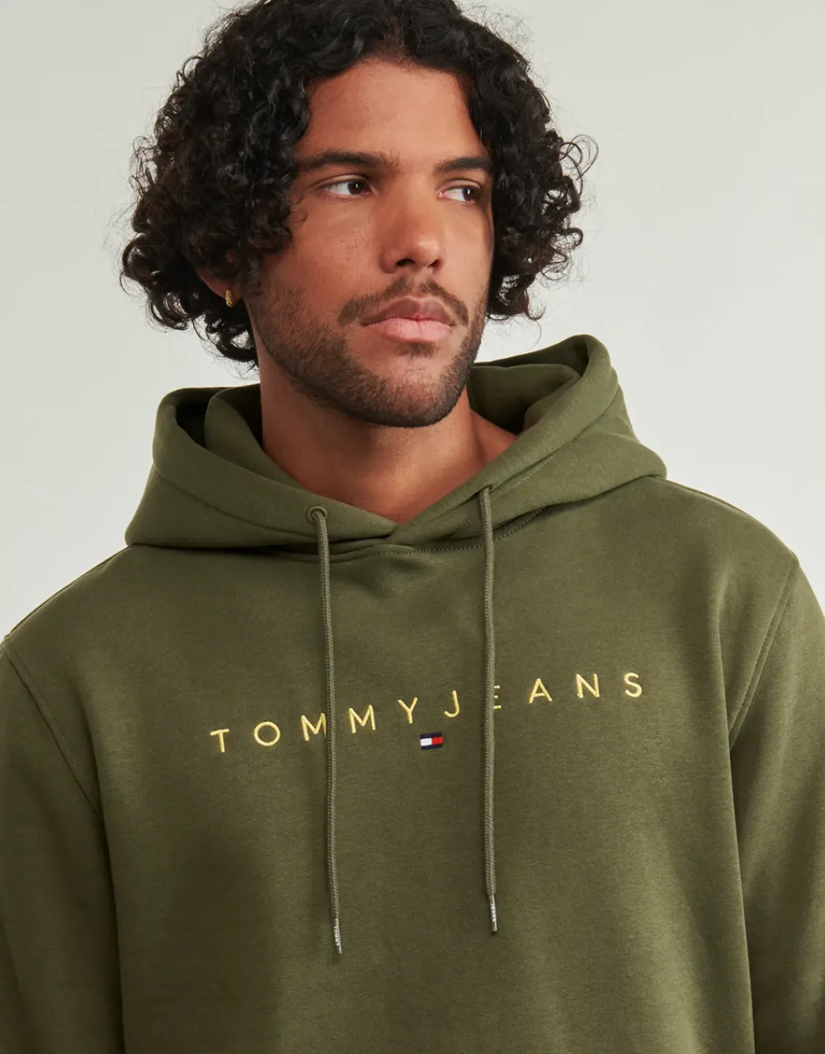 Tommy Jeans - TJM REG LINEAR GOLD HOOD EXT