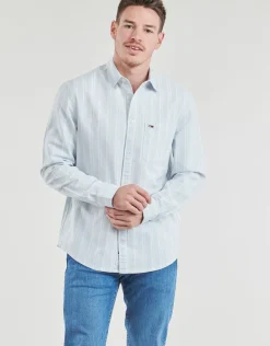 Tommy Jeans - TJM REG OXFORD STRIPESHIRT