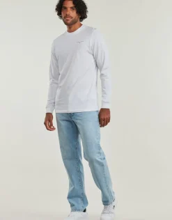Tommy Jeans - TJM SLIM LINEAR CHST L/S TEE EXT