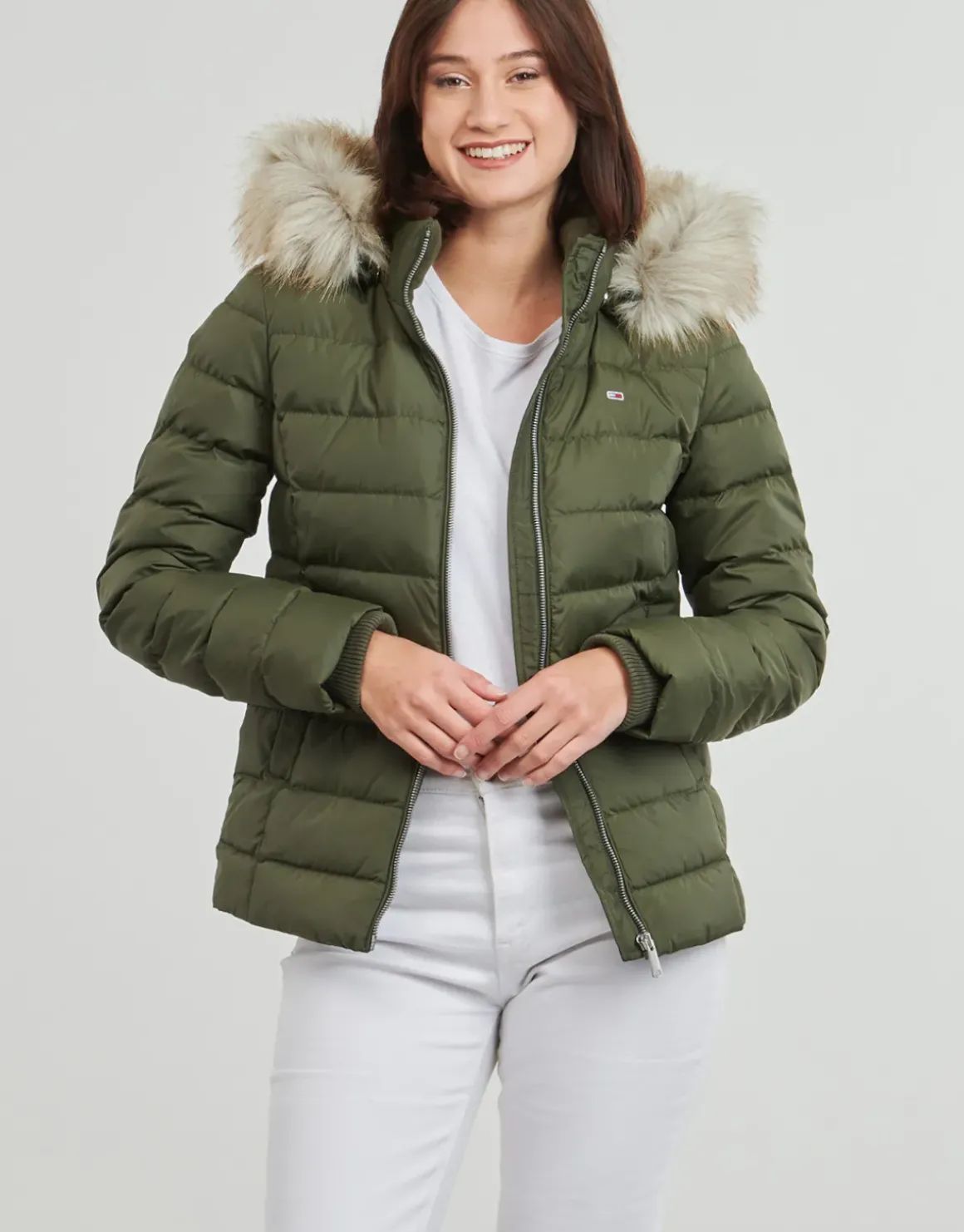 Tommy Jeans - TJW BASIC HOODED DOWN JACKET EXT