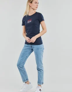 Tommy Jeans - TJW SKINNY ESSENTIAL LOGO 1 SS