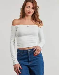 Tommy Jeans - TJW SLIM ESSENTIAL BOAT NECK LS