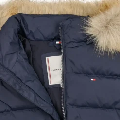 Tommy Hilfiger - ESSENTIAL DOWN FUR HOOD JACKET