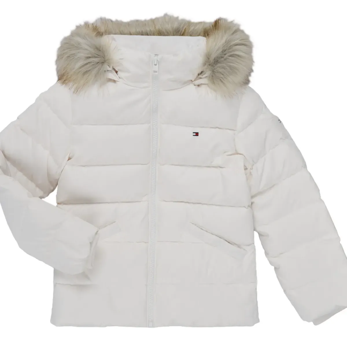 Tommy Hilfiger - ESSENTIAL DOWN FUR HOOD JACKET
