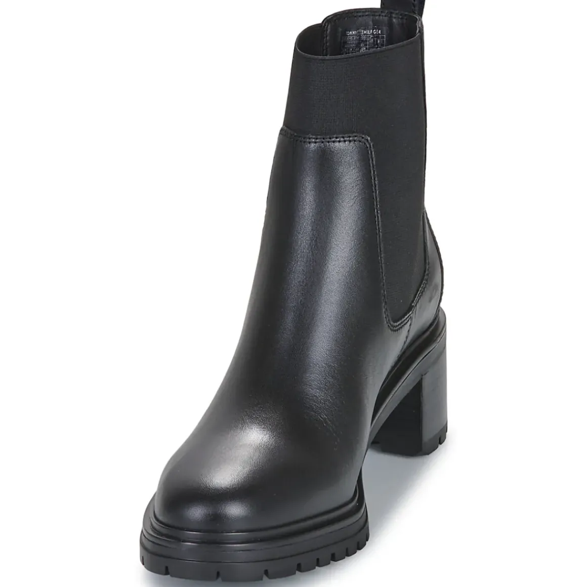 Tommy Hilfiger - FLAG MID HEEL LEATHER CHELSEA