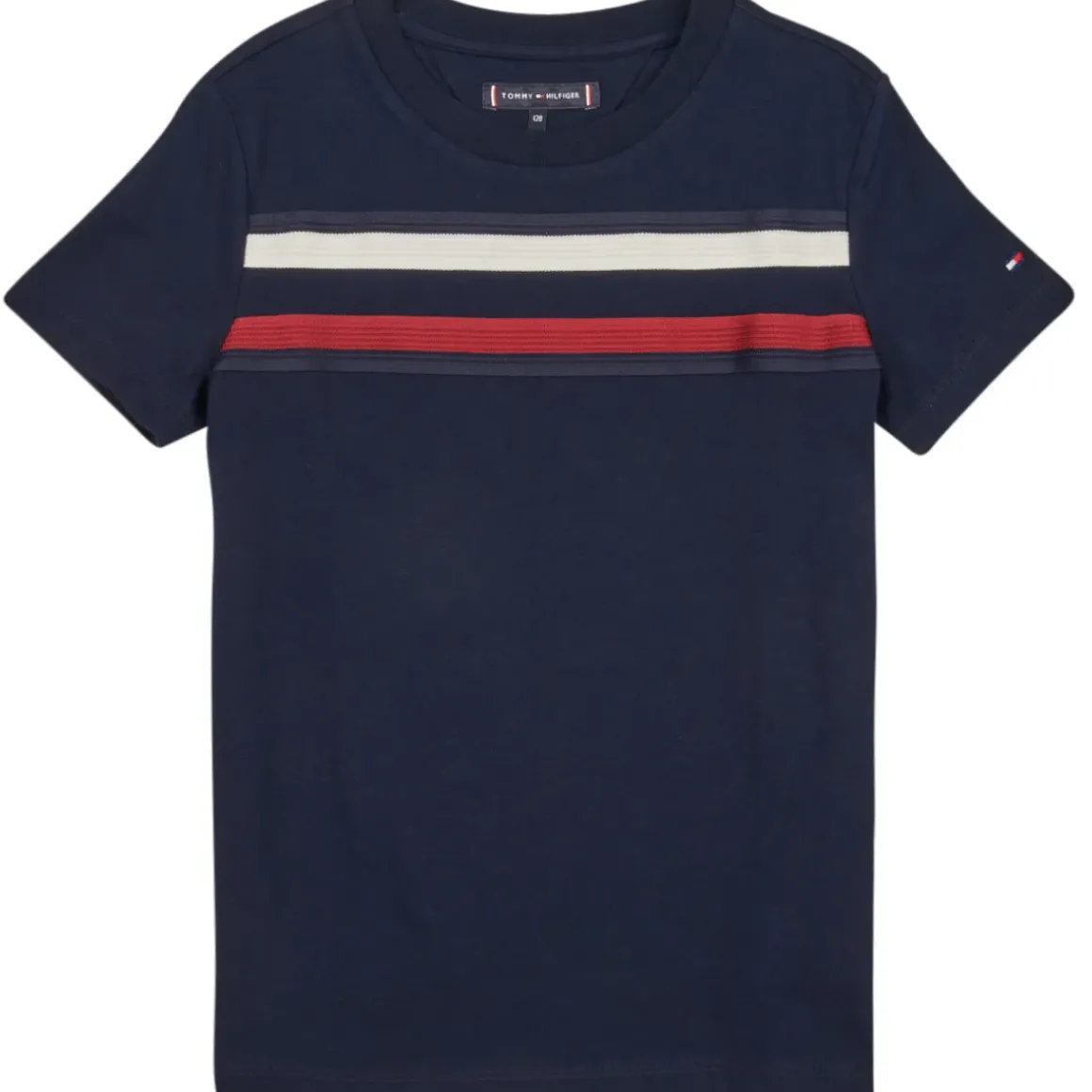 Tommy Hilfiger - GLOBAL STRIPE TEE S/S