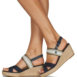 Tommy Hilfiger - GOLDEN WEBBING MID WEDGE
