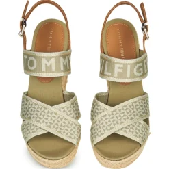 Tommy Hilfiger - TOMMY WEBBING HIGH WEDGE SANDAL