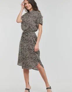 Vero Moda - VMBUMPY SS CALF SHIRT DRESS NOOS