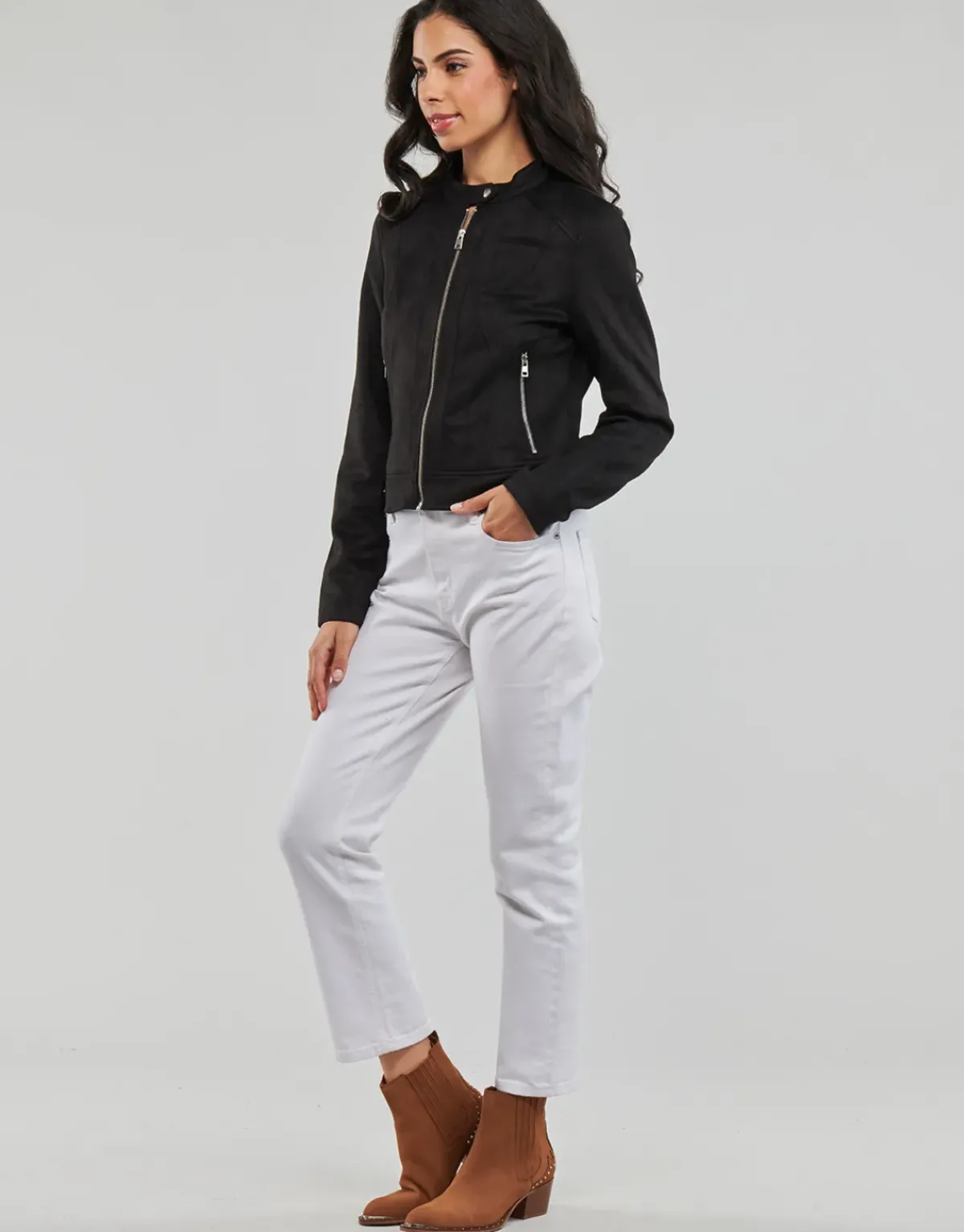 Vero Moda - VMJOSE MARI SHORT FAUX SUEDE JACKET BOOS