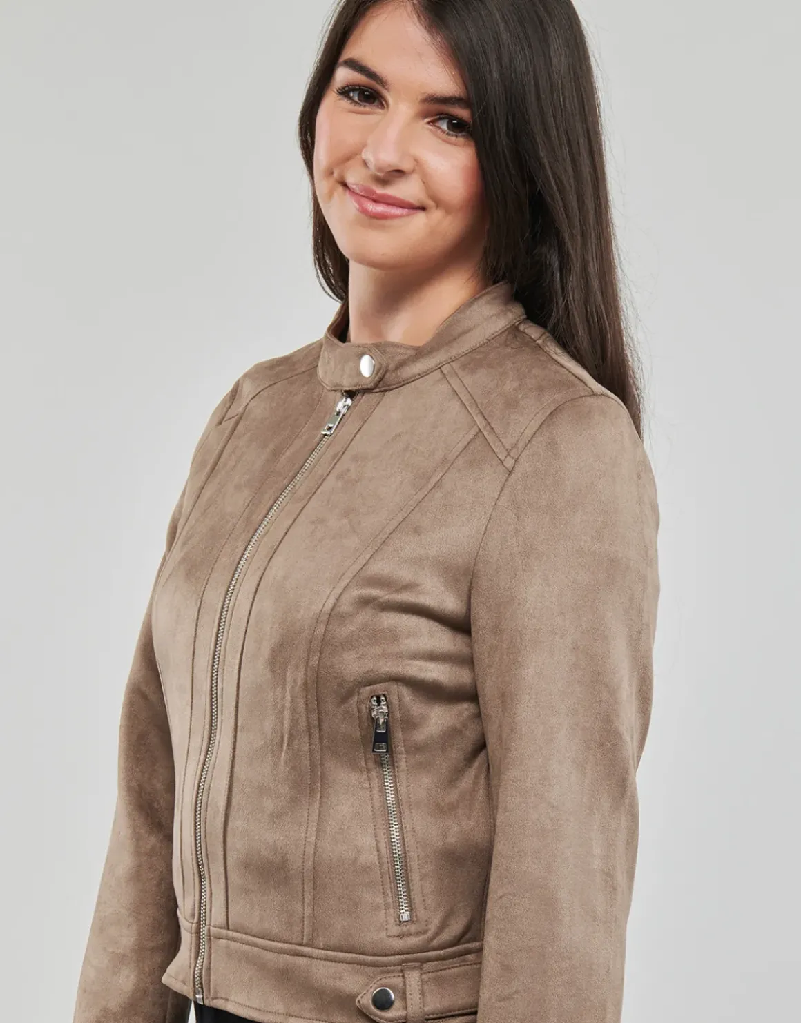 Vero Moda - VMJOSE MARI SHORT FAUX SUEDE JACKET BOOS